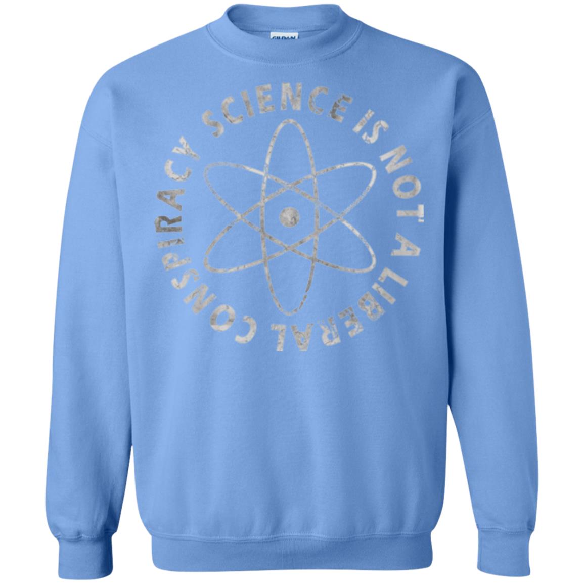 Scientist T-shirt Science Is Not A Liberal Conspiracy Carolina Blue