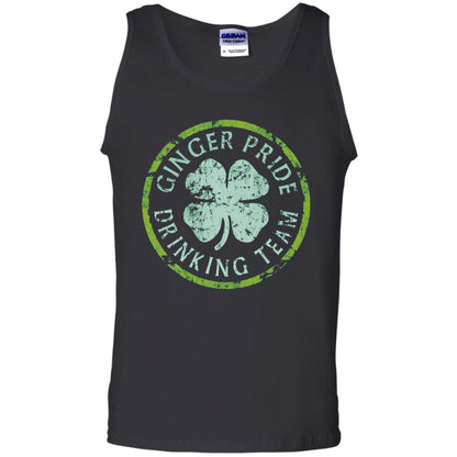Funny Ginger Pride Drinking Team Irish T-shirt Black