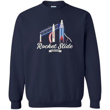 I Survived The Rocket Slide T-shirt Navy