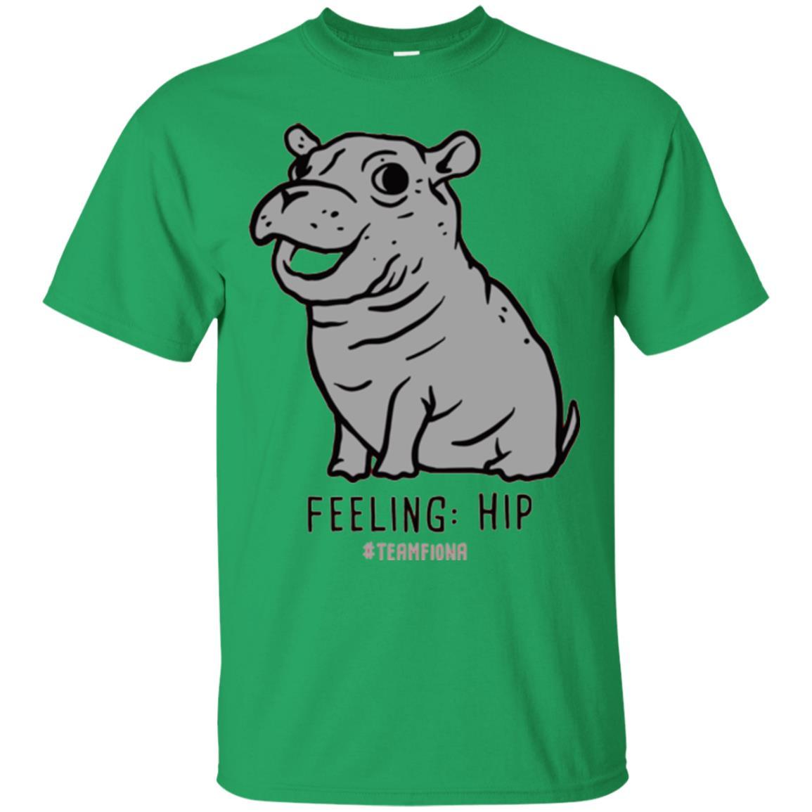 Fiona Hippo Lover T-shirt The Hippo Feeling Hip #teamfiona Irish Green