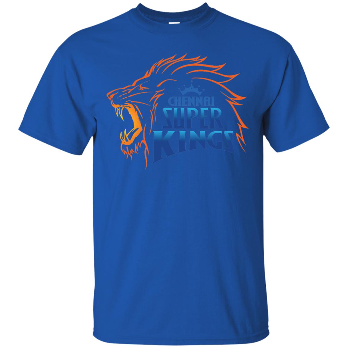 Chennai Super Kings Cricket Fans 2018 T-shirt Royal