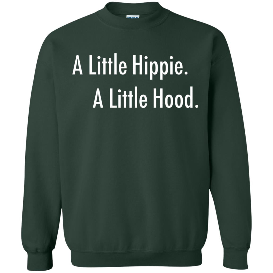 A Little Hippie A Little Hood Shirt Forest Green