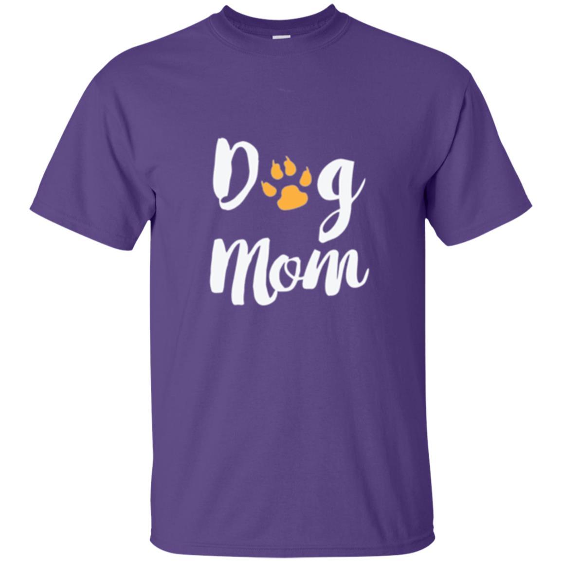 Dog Lover T-shirt Dog Mom T-shirt Purple