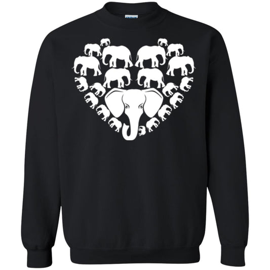 Elephant Lovers T-shirt Special Elephant Heart Black