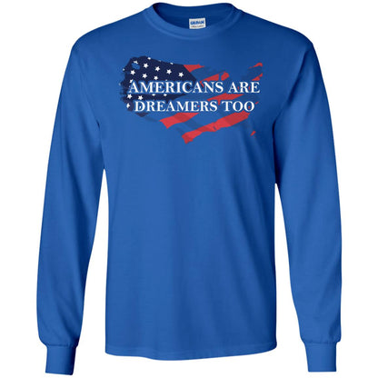 Americans Are Dreamers Too T-shirt Royal
