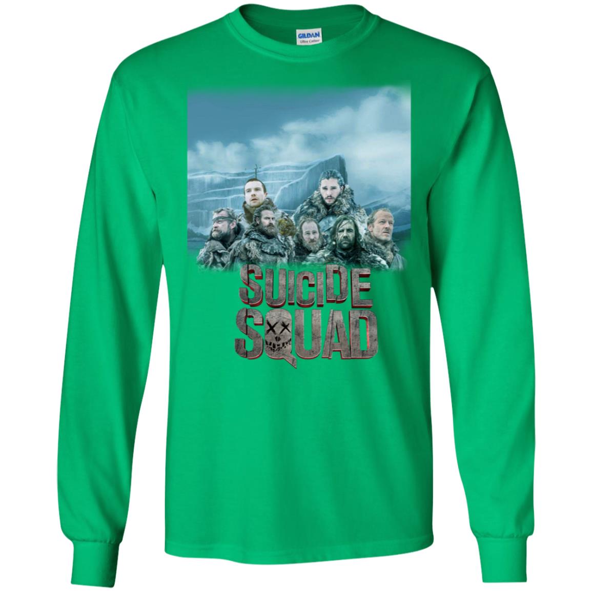 Suicide Squad Game Of Thrones Version T-shirt Irish Green