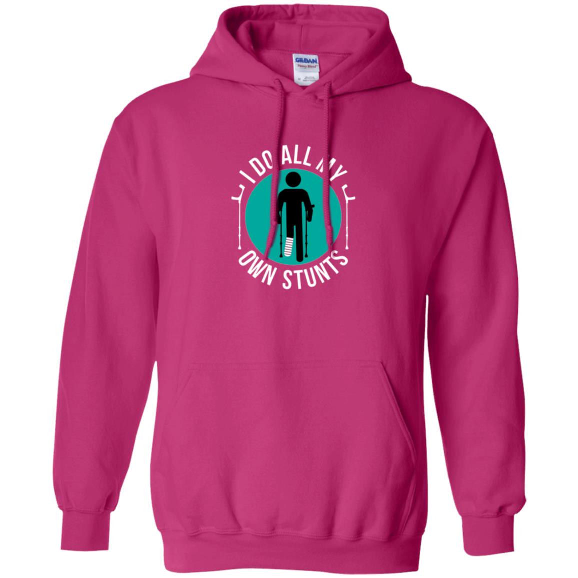 Broken Leg T-shirt I Do All My Own Stunts T-shirt Heliconia