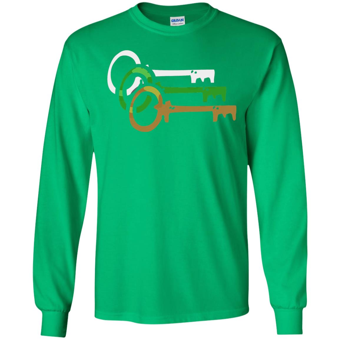 Player One Ready Keys Gamer T-shirt Irish Green