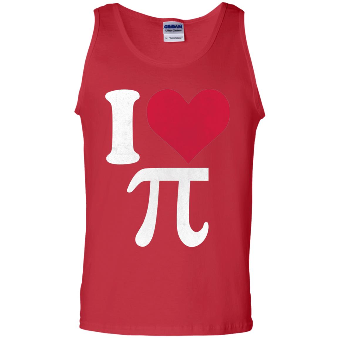 I Love Pi Vintage Retro Pi Day T-shirt Red