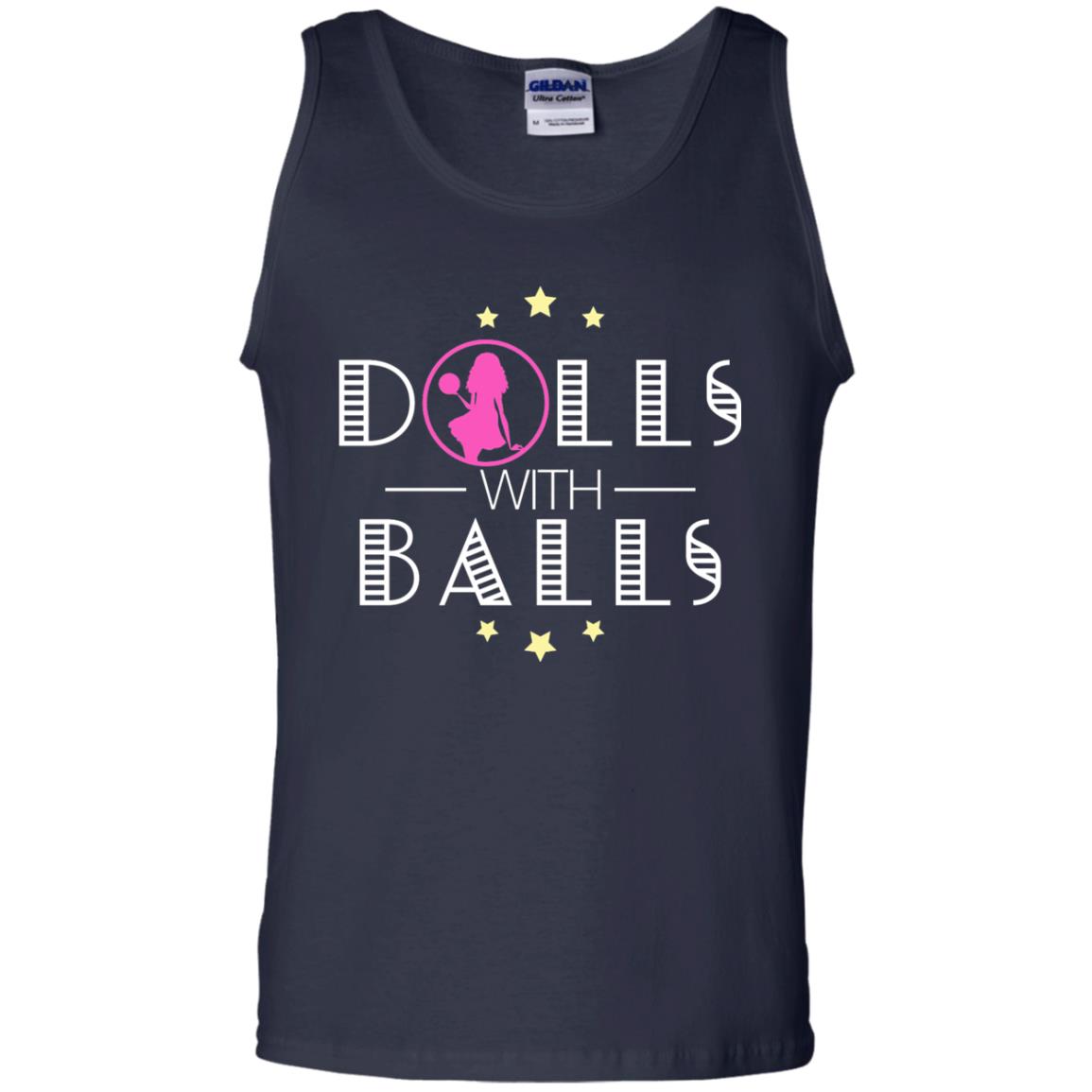 Bowling Lover T-shirt Dolls With Balls T-shirt Navy