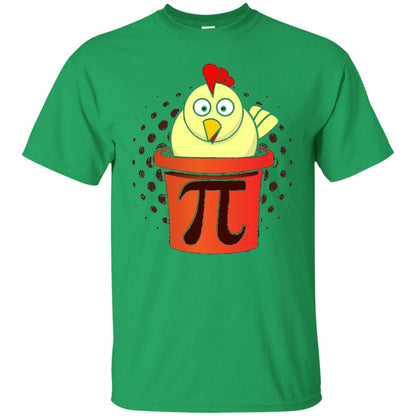 Chicken Pot Pi Funny Math T-shirt Irish Green