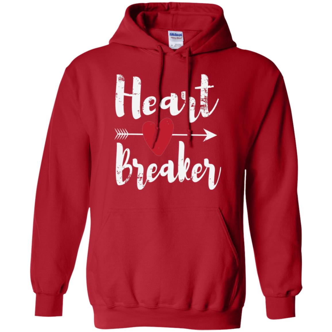 Valentines Day T-shirt Heart Breaker T-shirt Red