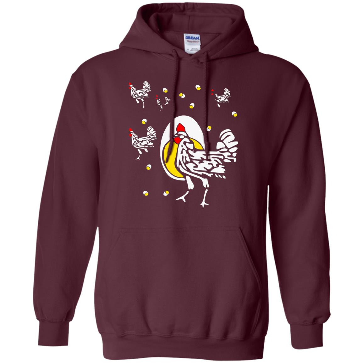 Chicken Shirt Roseanne T-shirt Maroon