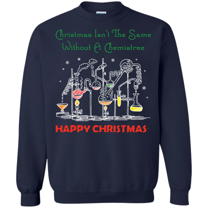 Christmas Isn't The Same Without A Chemistree Happy Christmas T-shirt Navy