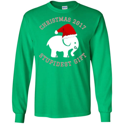Elephant T-shirt Christmas 2017 T-shirt Irish Green