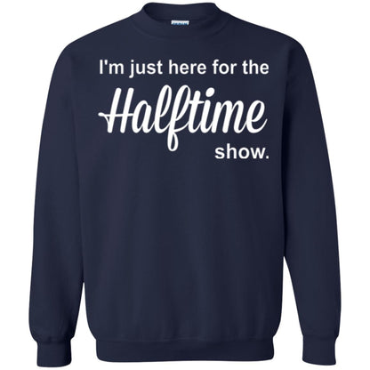 Marching Band T-shirt I_m Just Here For The Halftime Show Navy