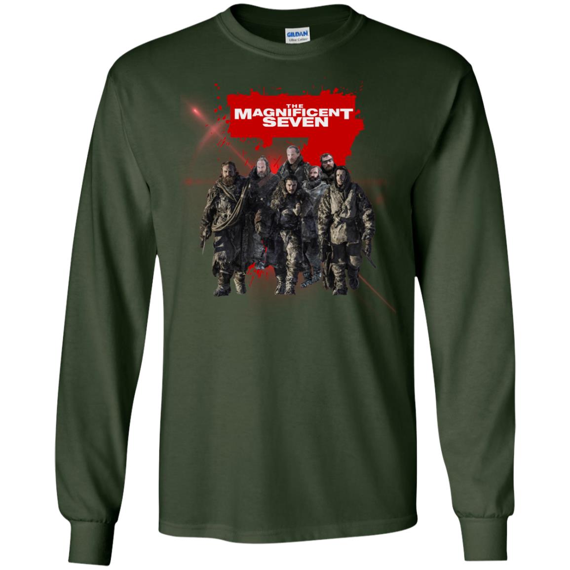 The Magnificent Seven Game Of Thrones Version T-shirt Forest Green