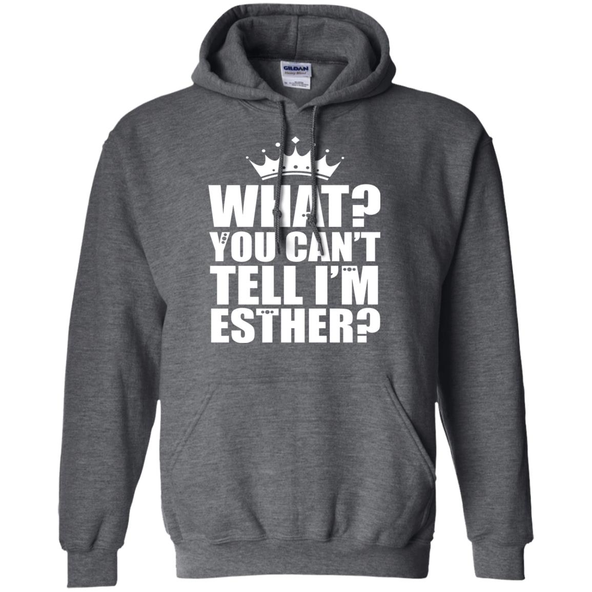 What You Can_t Tell I_m Esther Queen Esther T-shirt Dark Heather