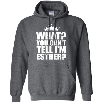 What You Can_t Tell I_m Esther Queen Esther T-shirt Dark Heather