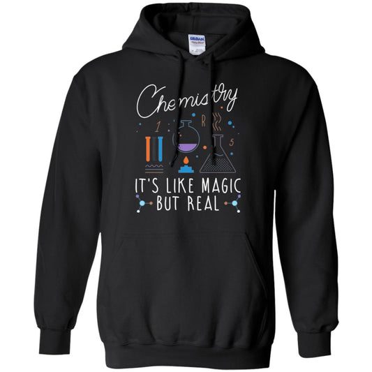 Chemistry T-shirt It_s Like Magic But Real Black