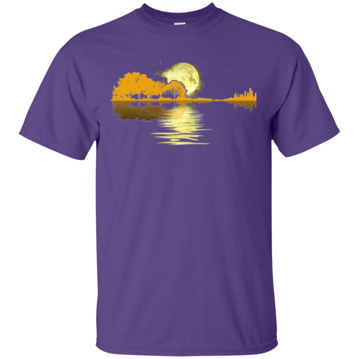 Guitar Lake Shadow T-shirt Purple