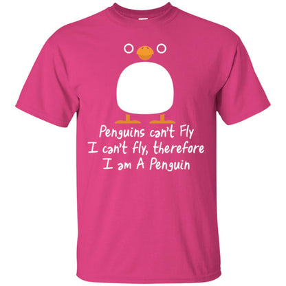 Penguin T-shirt I Can_t Fly Heliconia