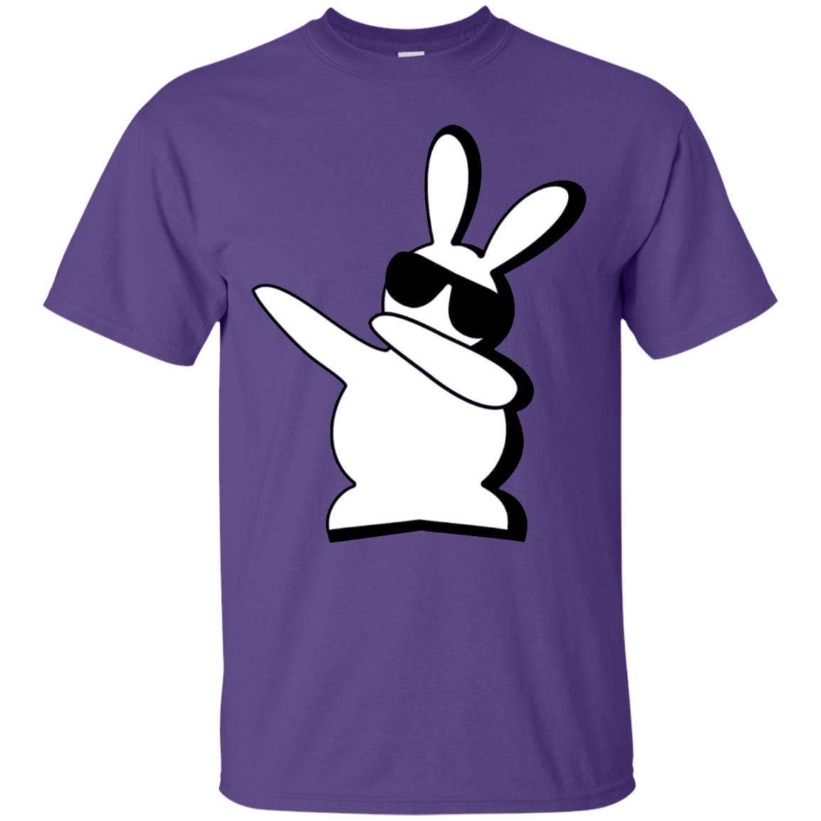 Dabbing Hip Hop Bunny Easter Shirt Purple