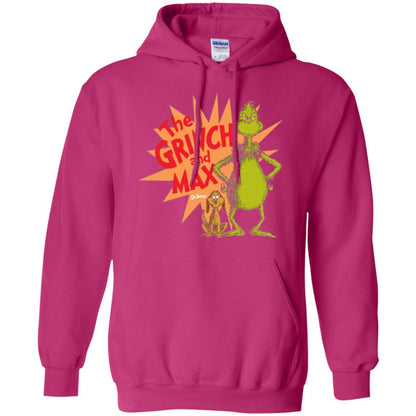 Cartoon T-shirt Dr. Seuss Grinch And Max Burst Heliconia