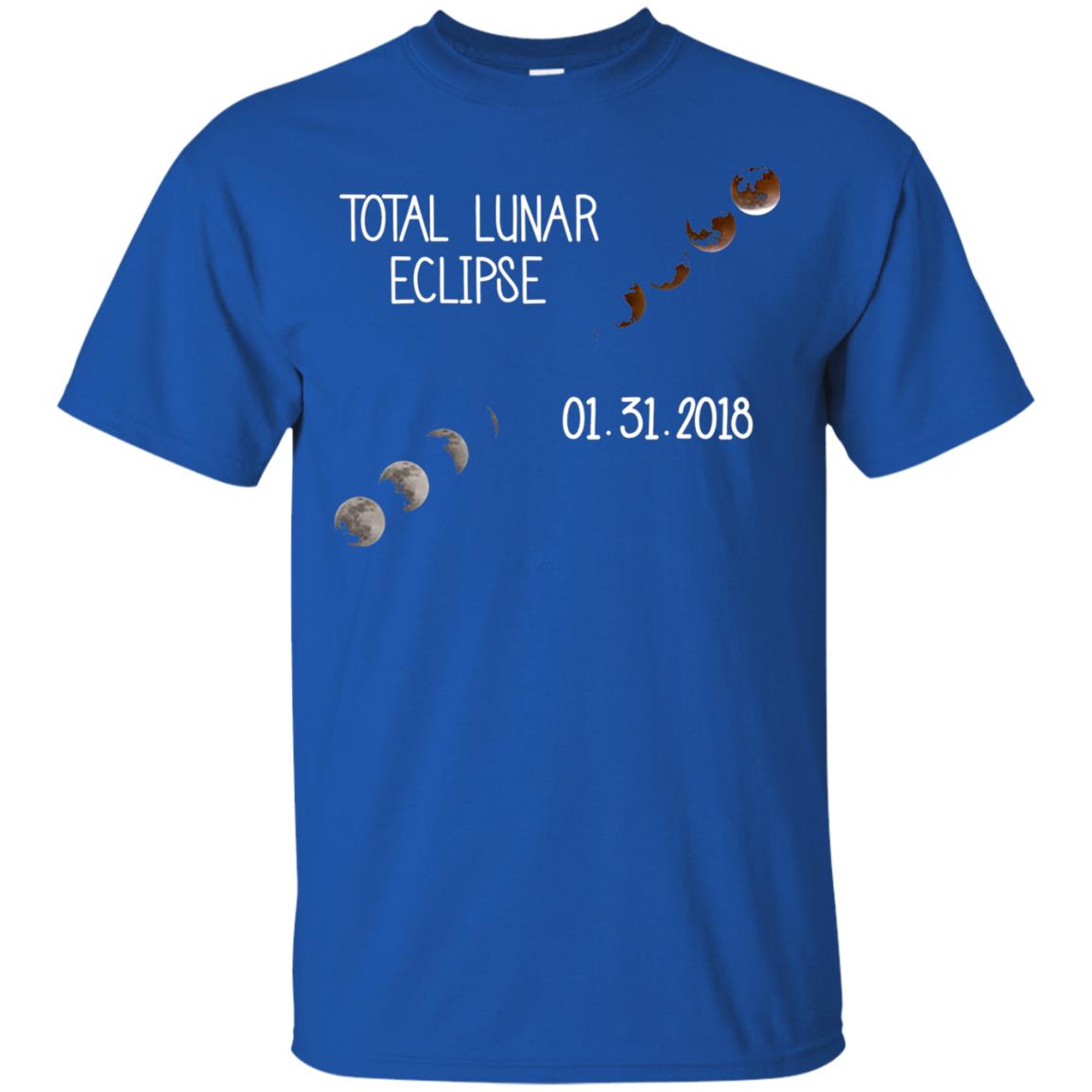 Total Lunar Eclipse 01-31-2018 Celebration Shirt Royal