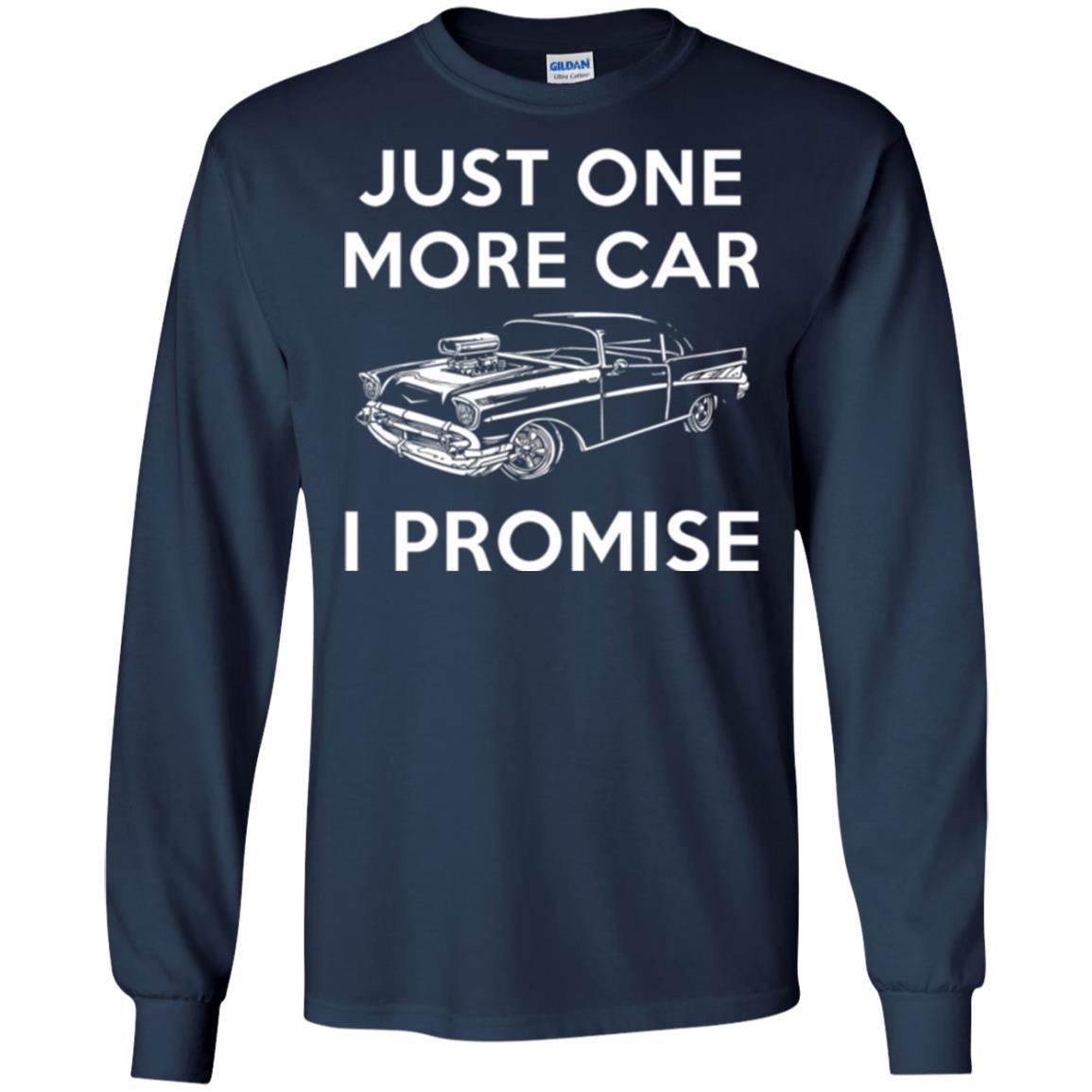 Car Lover T-shirt Just One More Car Navy