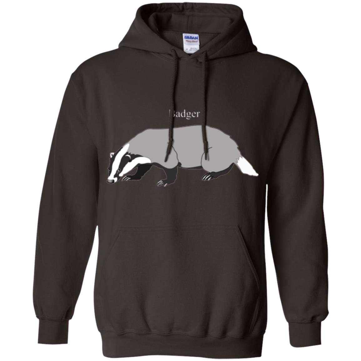 Fierce Badger T-shirt Dark Chocolate