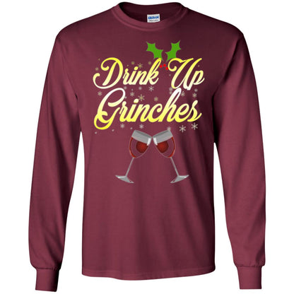 Christmas T-shirt Drink Up Grinches Maroon