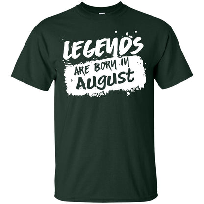August Birthday Shirt Legends Are Born In August Forest