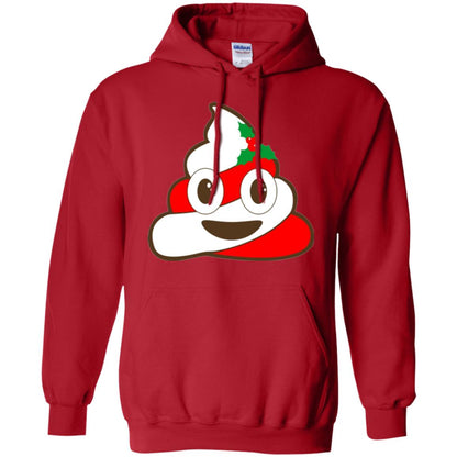Christmas T-shirt Funny Poop Emojis Red