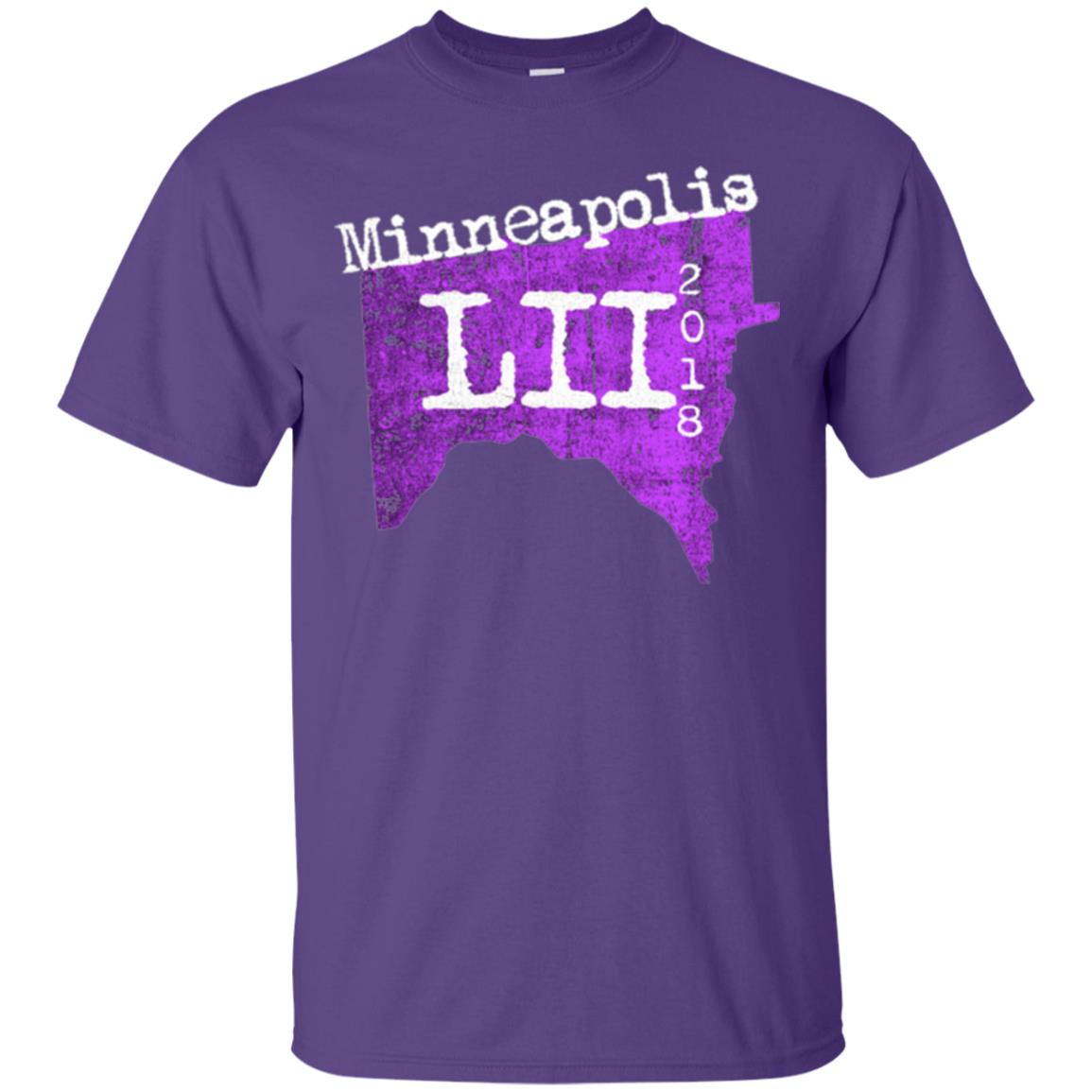 Football Lover T-shirt Minneapolis Minnesota 2018 T-shirt Purple