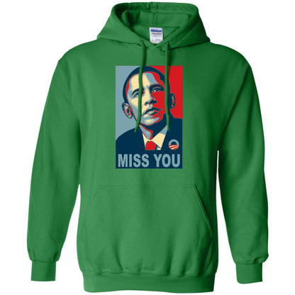 American President Miss You Political T-shirt Irish Green