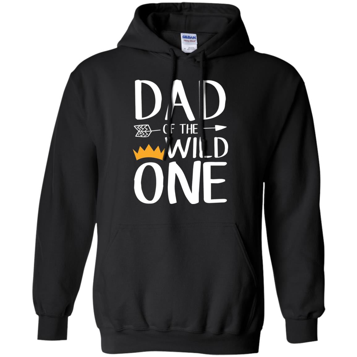 Dad Of The Wild One Thing 1st Birthday Shirt Black