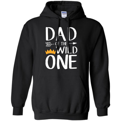 Dad Of The Wild One Thing 1st Birthday Shirt Black