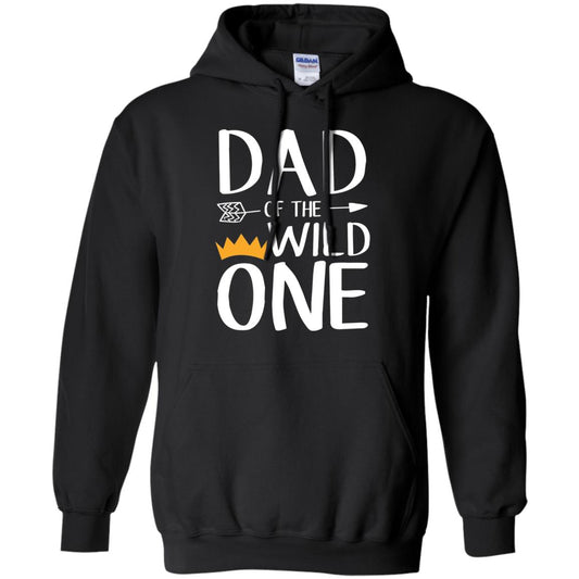 Dad Of The Wild One Thing 1st Birthday Shirt Black