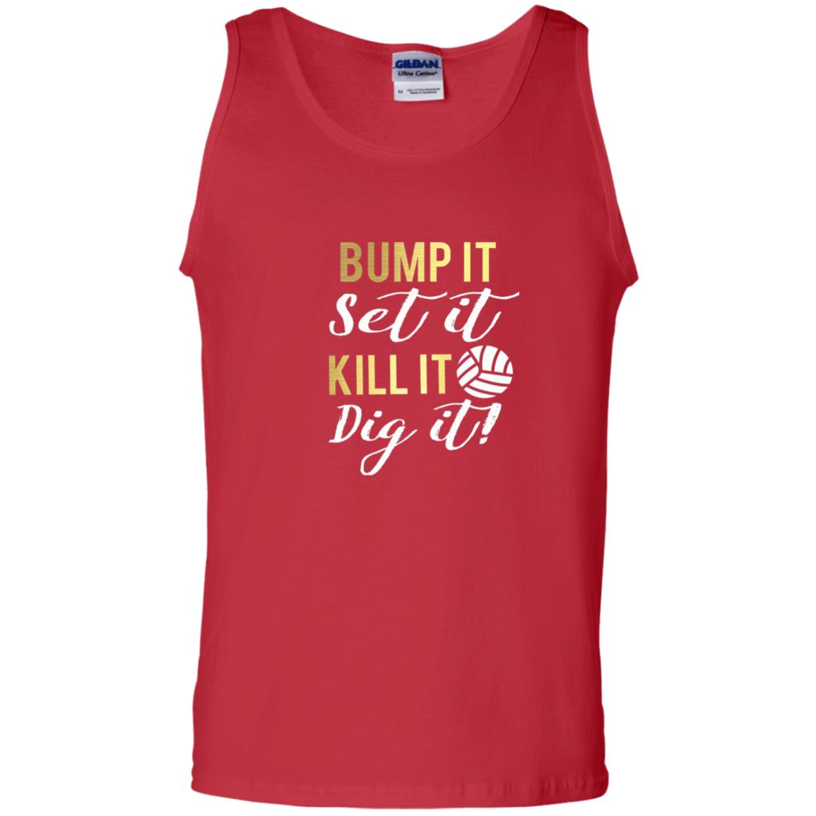 Bump It Set It Kill It Dig It Volleyball Lover T-shirt Red