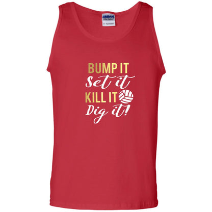 Bump It Set It Kill It Dig It Volleyball Lover T-shirt Red