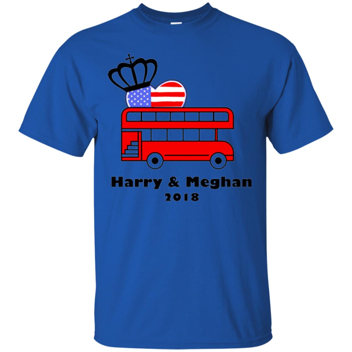 Harry And Meghan 2018 Royal Wedding Bus T-shirt Royal