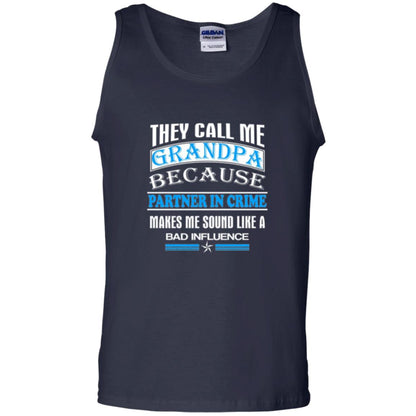 Family T-shirt They Call Me Grandpa Navy
