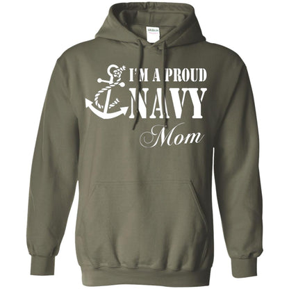 Pride Military Mother Shirt Im A Proud U.s. Navy Mom Military Green