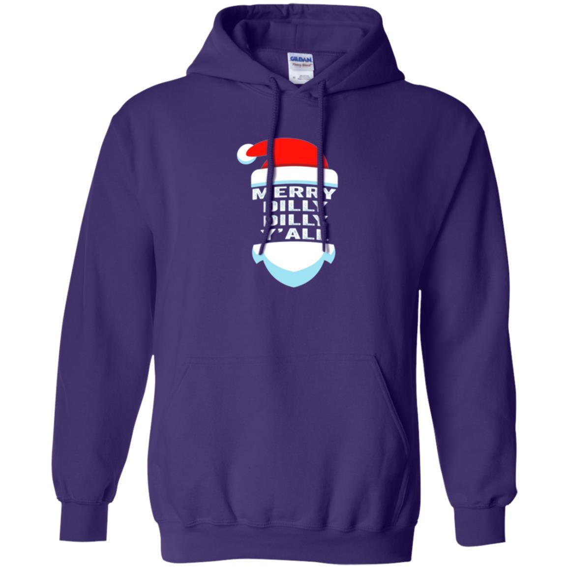 Christmas T-shirt Dilly Dilly Y_all Santa Claus Purple