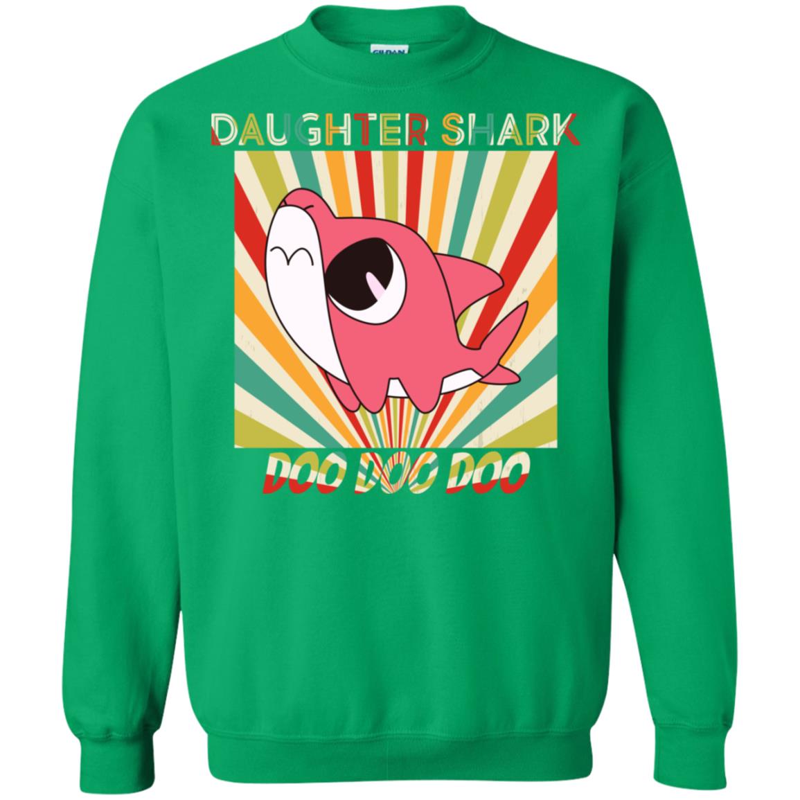 Daughter Shark Doo Doo Doo Family Shark Gift Shirt Irish Green
