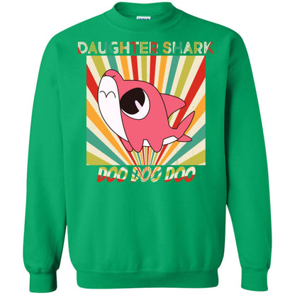 Daughter Shark Doo Doo Doo Family Shark Gift Shirt Irish Green