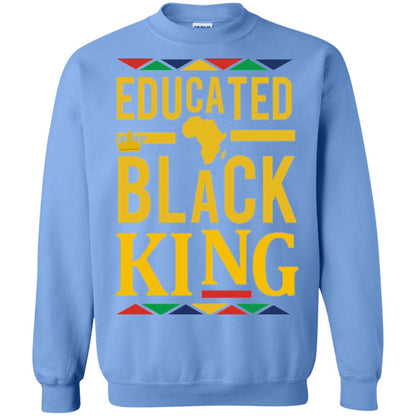 African Dna Pride T-shirt Dashiki Educated Black King Carolina Blue