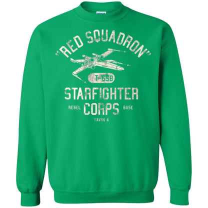 Movie T-shirt Red Squadron Starfighter Rebel Corps Base Irish Green