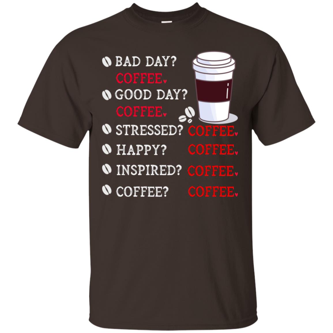 Coffee Idea Gift Shirt For Mens Womens Dark Chocolate